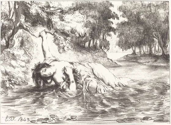 The Death of Ophelia (Act IV, Scene VII)