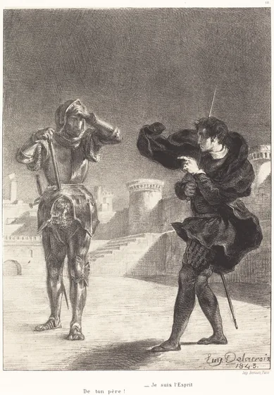 The Ghost on the Terrace (Act I, Scene V)