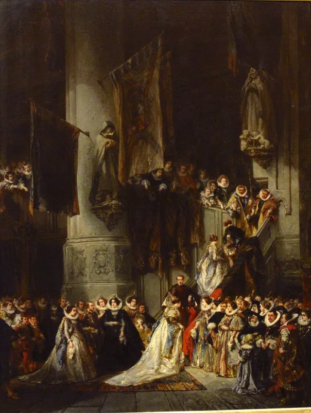 A Ceremony in the Church of Delft, in the 16th Century, Eugène Isabey
