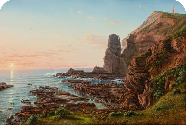 Castle Rock, cabo Schanck, Eugene von Guérard