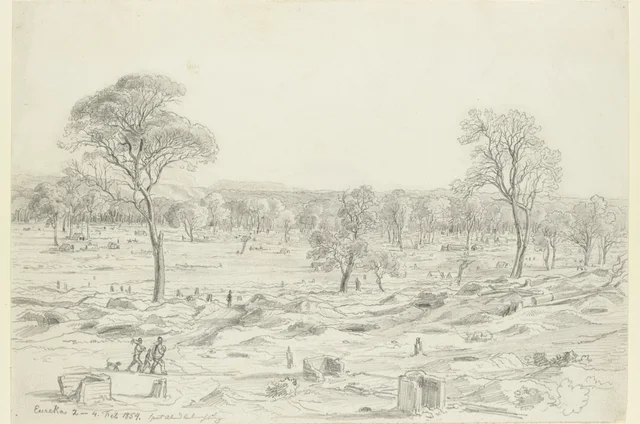Eureka, 2-4 February 1854, Late in the Evening