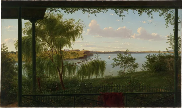 Da varanda de Purrumbete, Eugene von Guérard