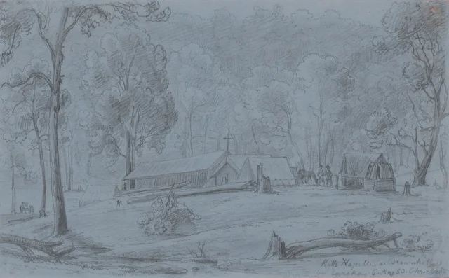Catholic Chapel, Eureka, 6 August 1853