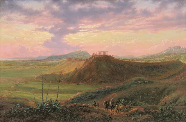 Vista dos templos de Agrigento