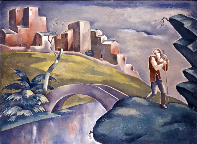 Paisagem com figura humana (paisagem com um viandante)