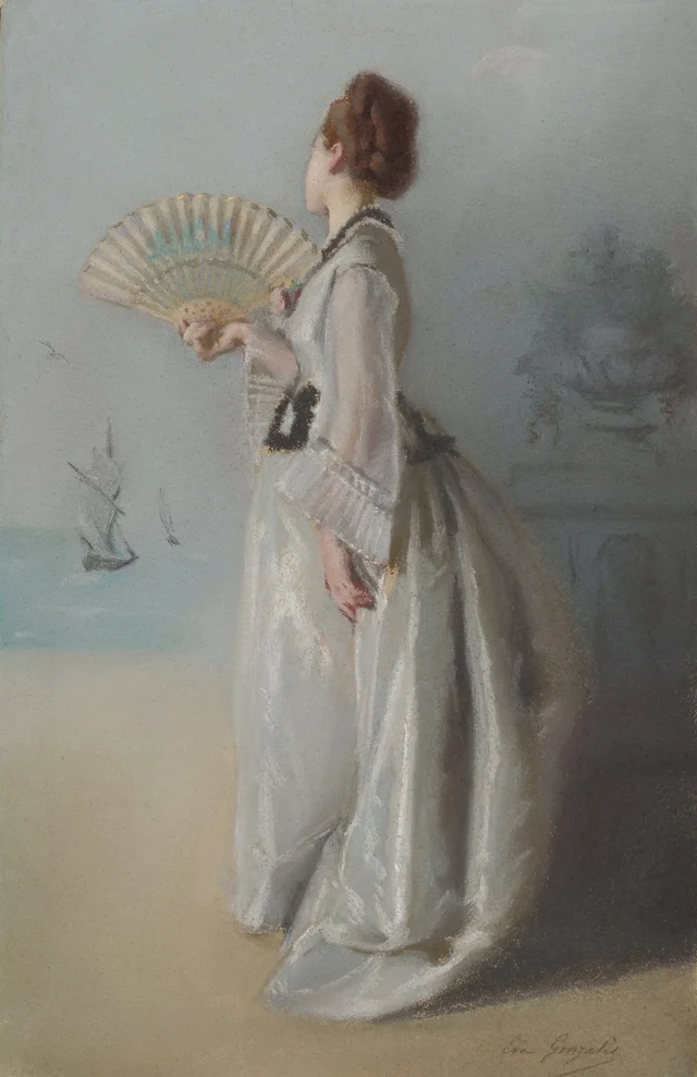 Lady with a Fan, Eva Gonzalès