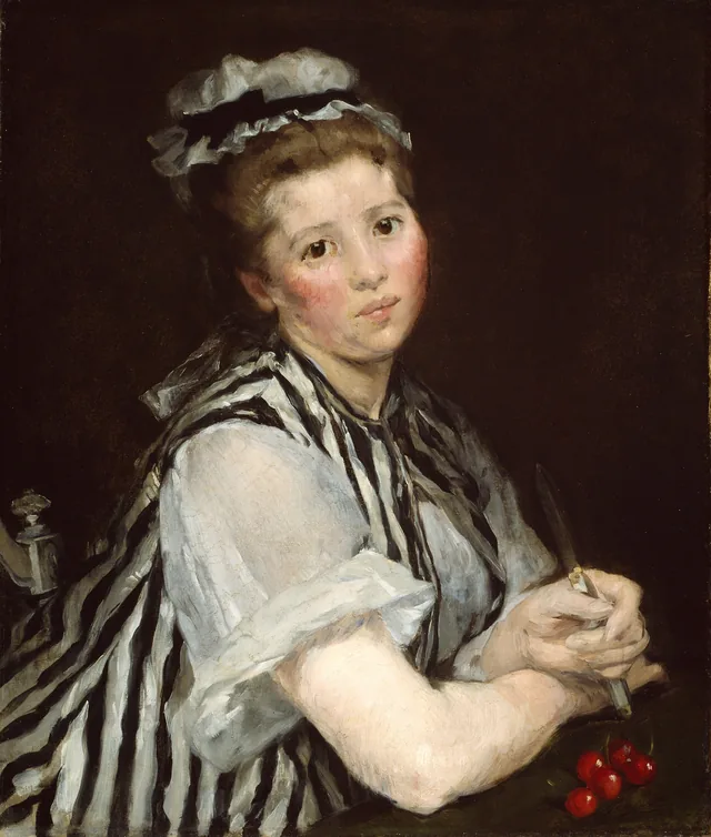 Girl with Cherries, Eva Gonzalès