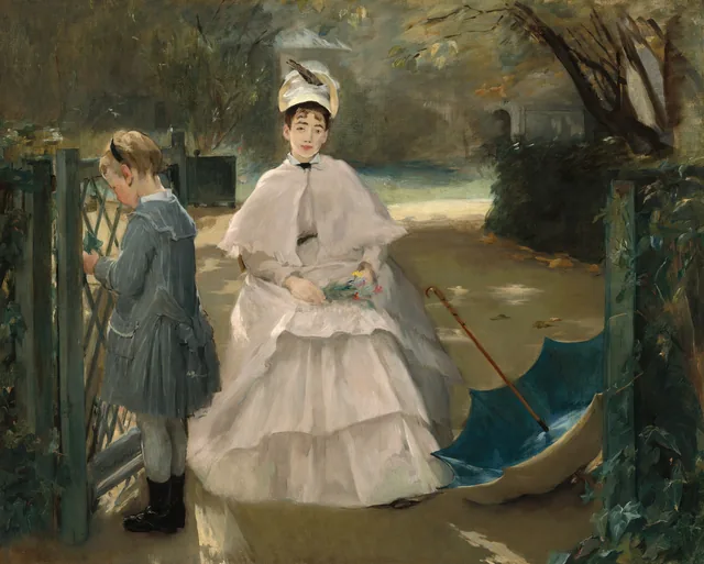 Nanny and Child, Eva Gonzalès