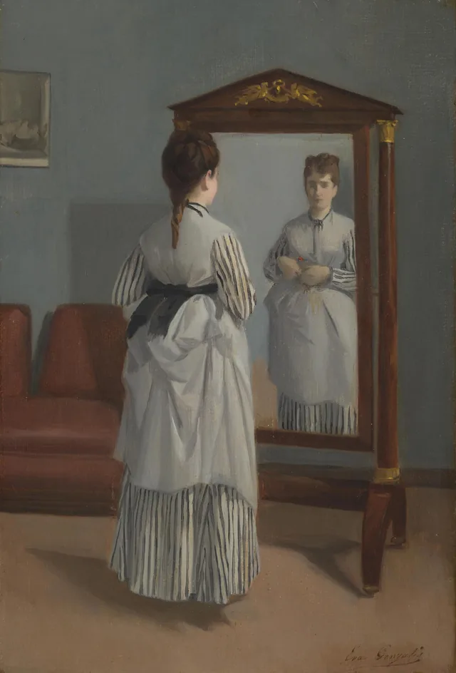 O espelho de corpo inteiro, Eva Gonzalès