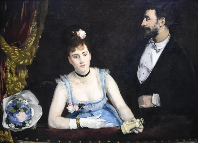 A Box at the Théâtre des Italiens, Eva Gonzalès