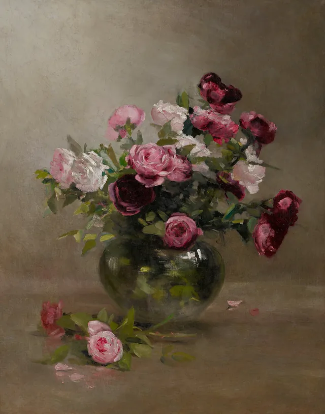 Vase of Peonies, Eva Gonzalès