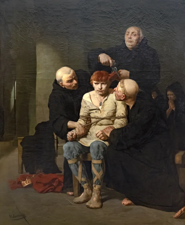 The Last of the Merovingians, Évariste-Vital Luminais