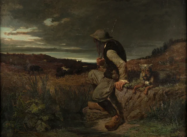 The Shepherd of Kerlaz, Évariste-Vital Luminais