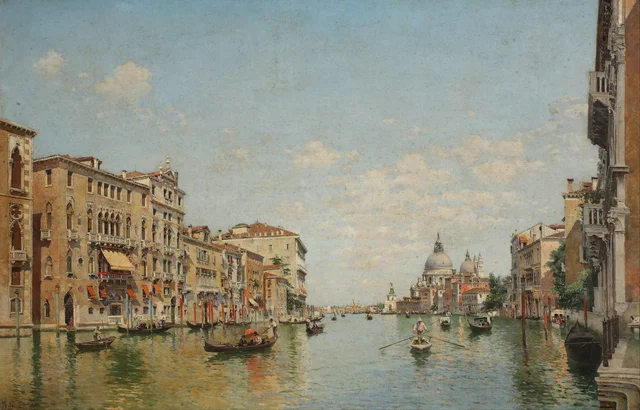 Vista del Gran Canal de Venecia, Federico del Campo