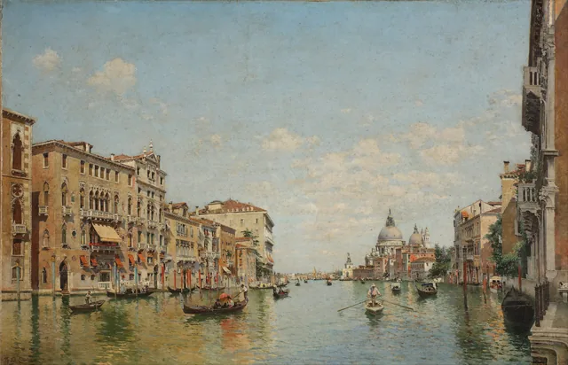 Vista do Grande Canal de Veneza, Federico del Campo