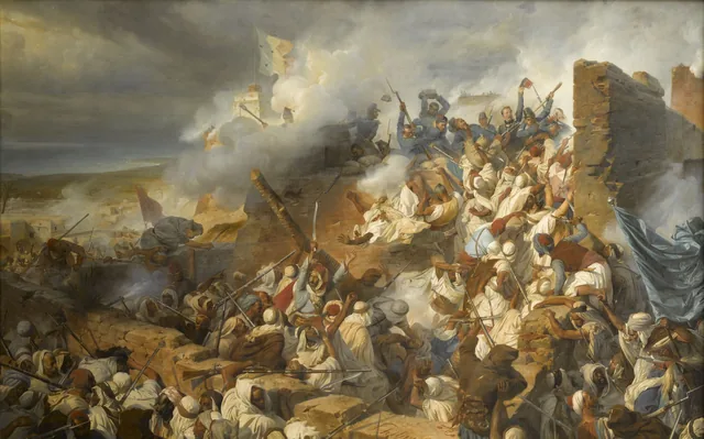 The Defence of Mazagran, 2-6 February 1840, Félix Philippoteaux