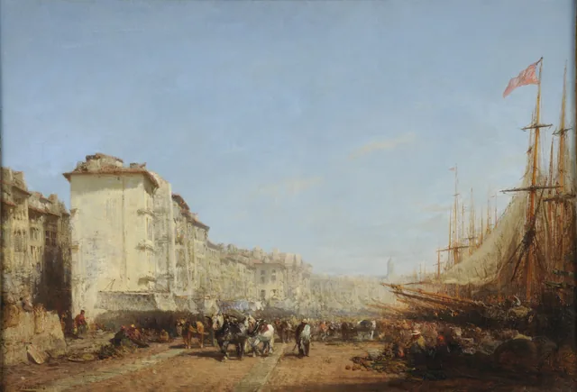 Marseille, the Old Port, Félix Ziem