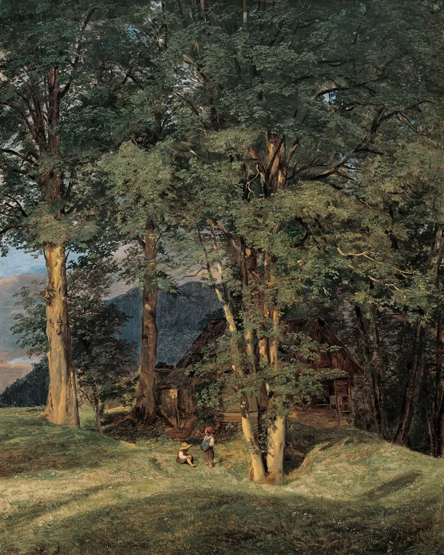 Maple Trees near Ischl, Ferdinand Georg Waldmüller