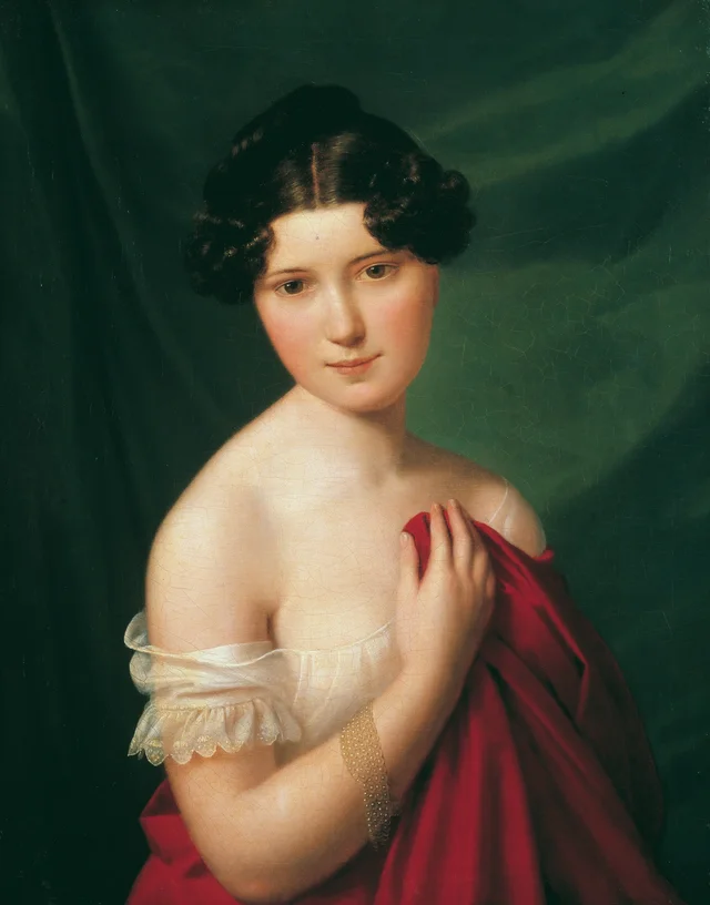 The Court Actress Sophie Müller, Ferdinand Georg Waldmüller