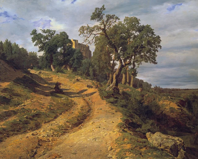 The Liechtenstein Ruin near Mödling, Ferdinand Georg Waldmüller