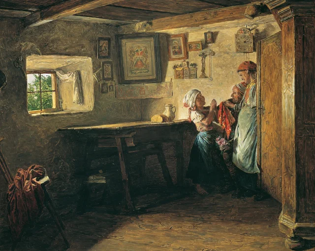 The Old Cupboard, Ferdinand Georg Waldmüller