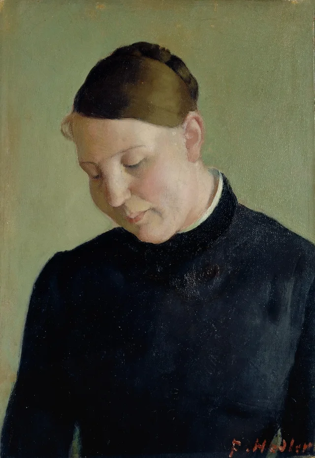 Retrato de una desconocida, mujer escuchando un sermón