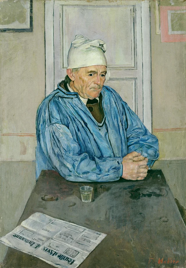 Retrato de Emile Borgeaud (¿?) (molinero sentado a la mesa)