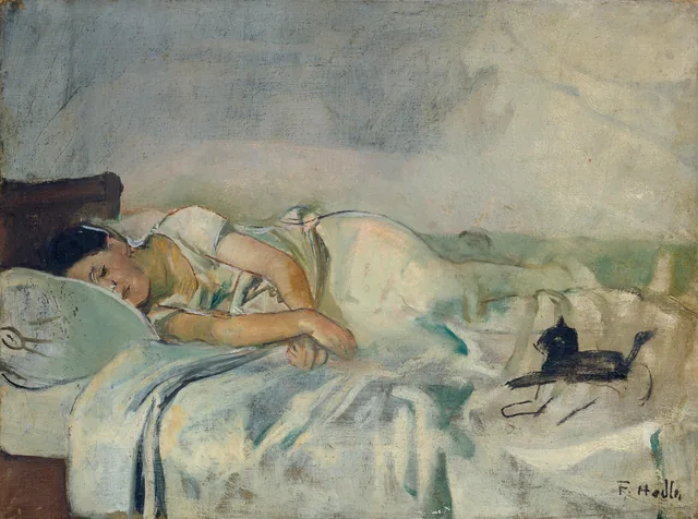 眠る女