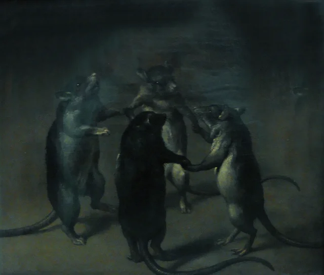The Rats' Dance (attributed to Ferdinand van Kessel)