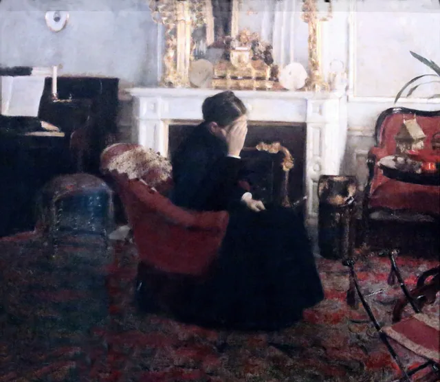 Ouvindo Schumann, Fernand Khnopff