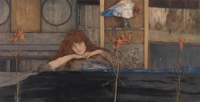 Fecho a porta sobre mim mesmo, Fernand Khnopff