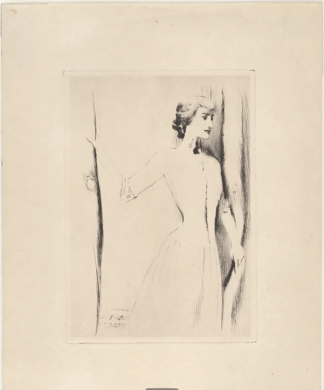 A Cortina, Fernand Khnopff