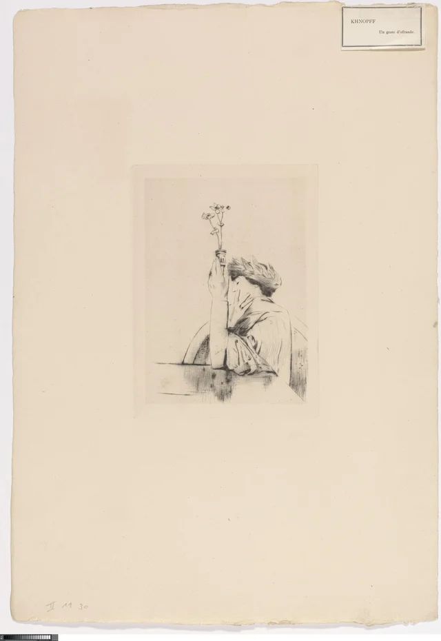 Uma oferenda, Fernand Khnopff
