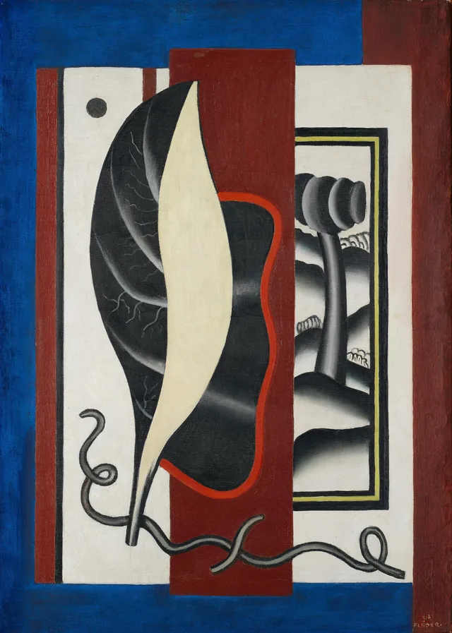 Composition à la feuille, Fernand Léger