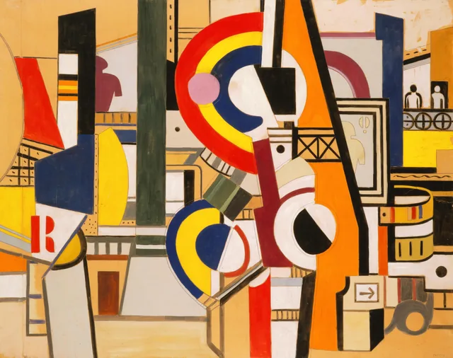 Study for The Disks in the City, Fernand Léger