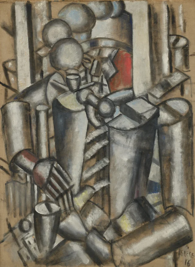 Soldier with a pipe, Fernand Léger