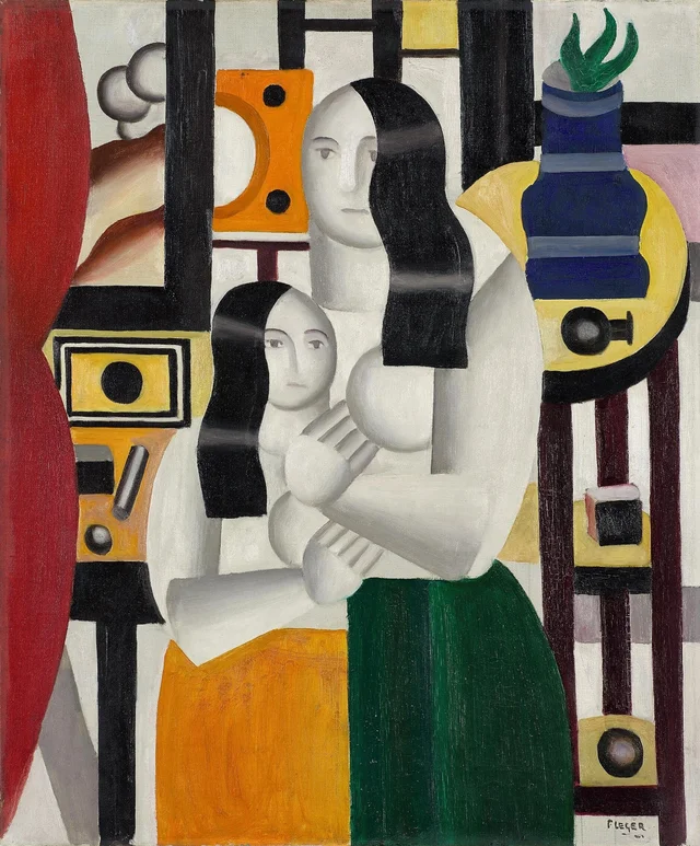 Las dos mujeres de pie, Fernand Léger