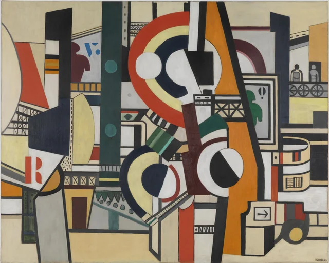 Los discos en la ciudad, Fernand Léger