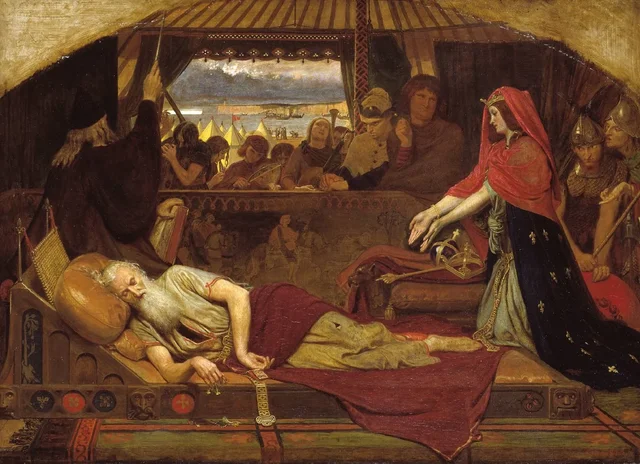 Lear e Cordélia, Ford Madox Brown
