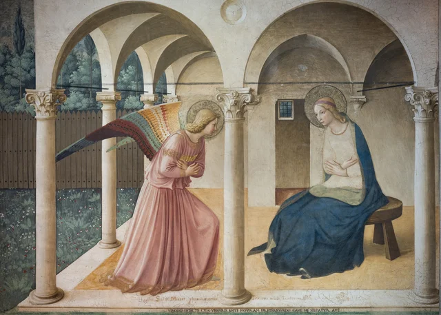 The Annunciation (north corridor), Fra Angelico