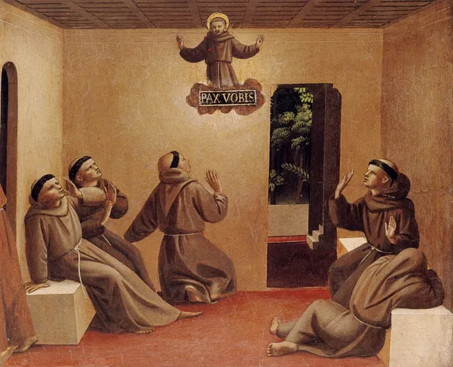 L'Apparition de saint François à Arles, Fra Angelico