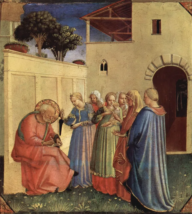 L'Imposition du nom de saint Jean-Baptiste, Fra Angelico