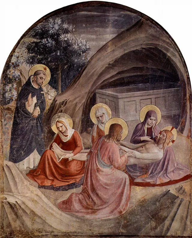 La Déploration du Christ (cellule 2), Fra Angelico