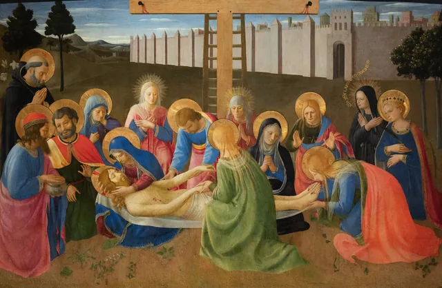 The Lamentation over the Dead Christ, Fra Angelico