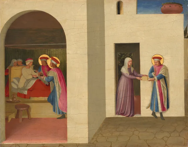 La Guérison de Palladia par saint Côme et saint Damien, Fra Angelico