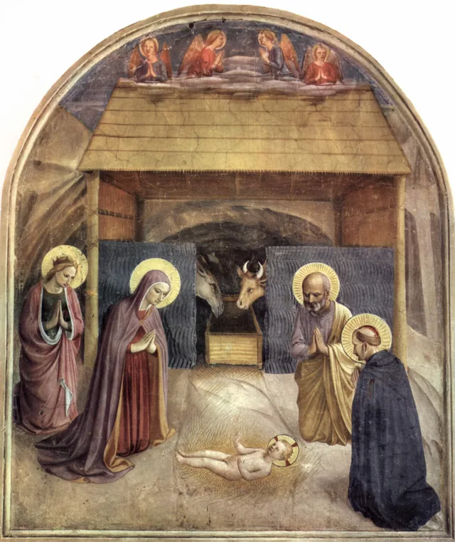 The Nativity (cell 5), Fra Angelico