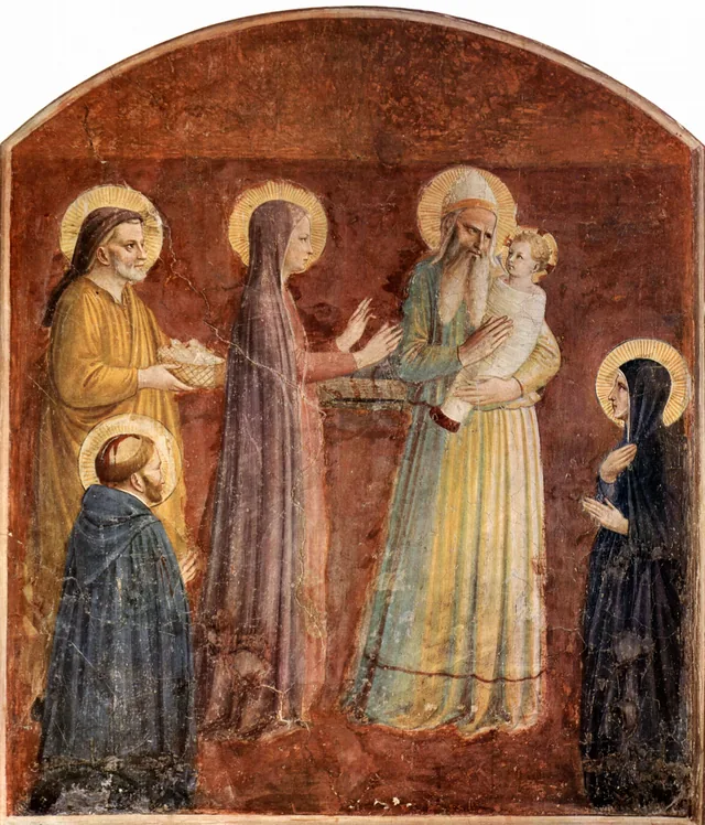 The Presentation in the Temple (cell 10), Fra Angelico