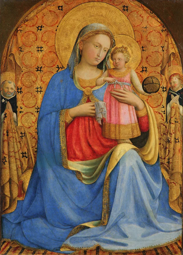La Vierge à l'Enfant avec des saints, Fra Angelico