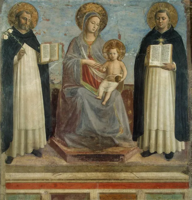 La Vierge à l'Enfant avec saint Dominique et saint Thomas d'Aquin