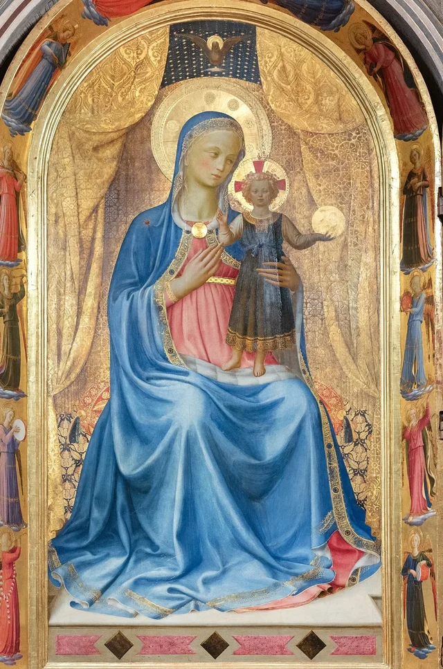 La Vierge à l'Enfant (tabernacle des Linaioli), Fra Angelico